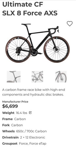 Canyon ultimate slx sram - cf,